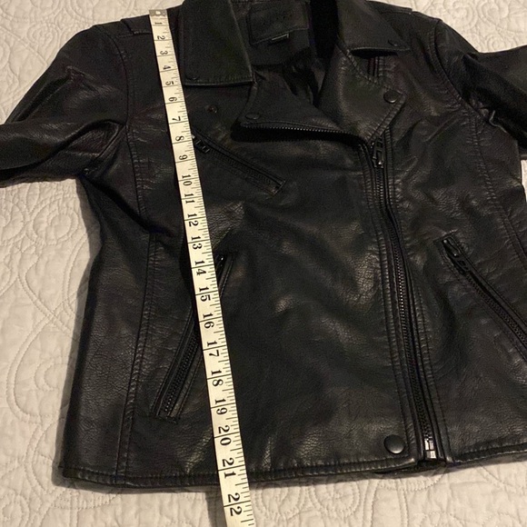 Blank NYC Black Vegan Leather Moto Jacket - Picture 6 of 12